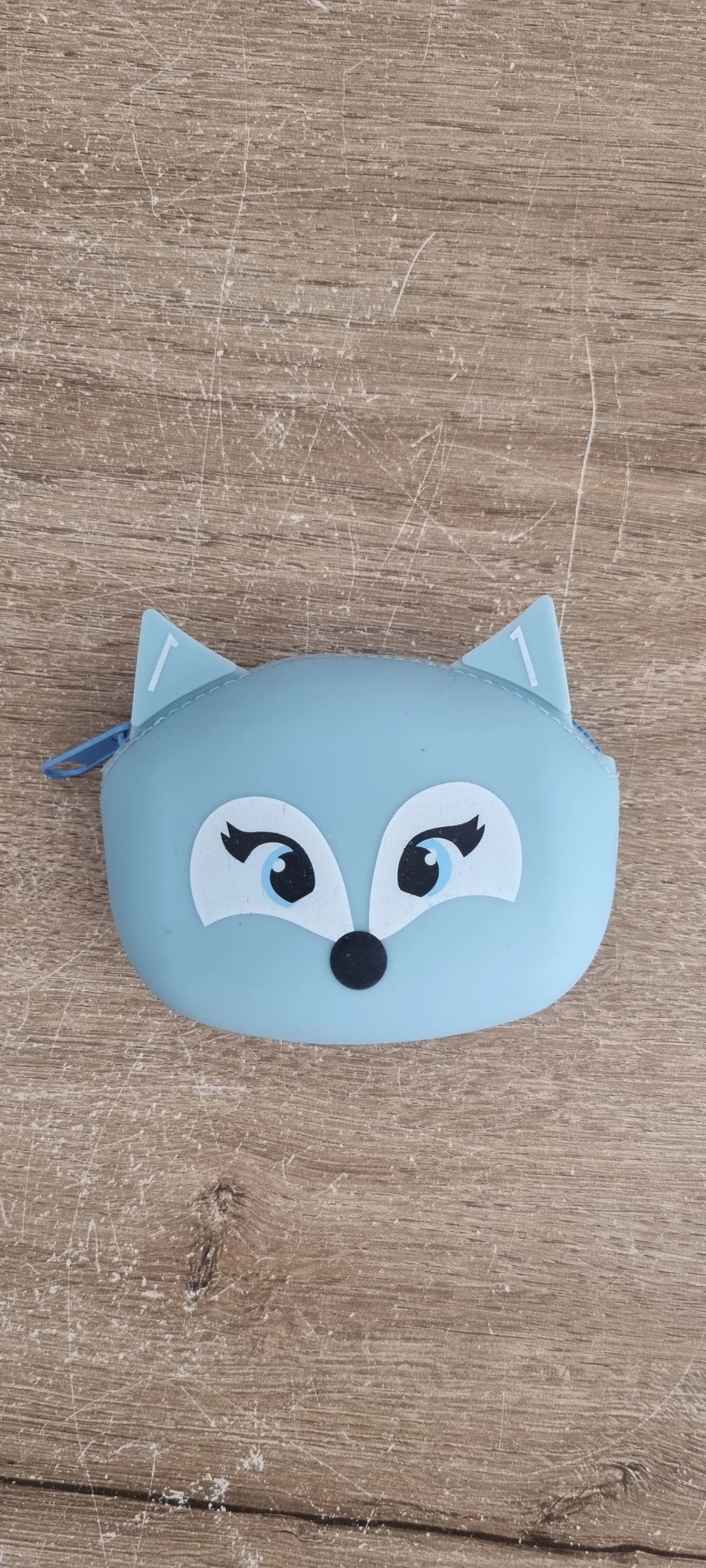 Porte-monnaie renard en silicone 
